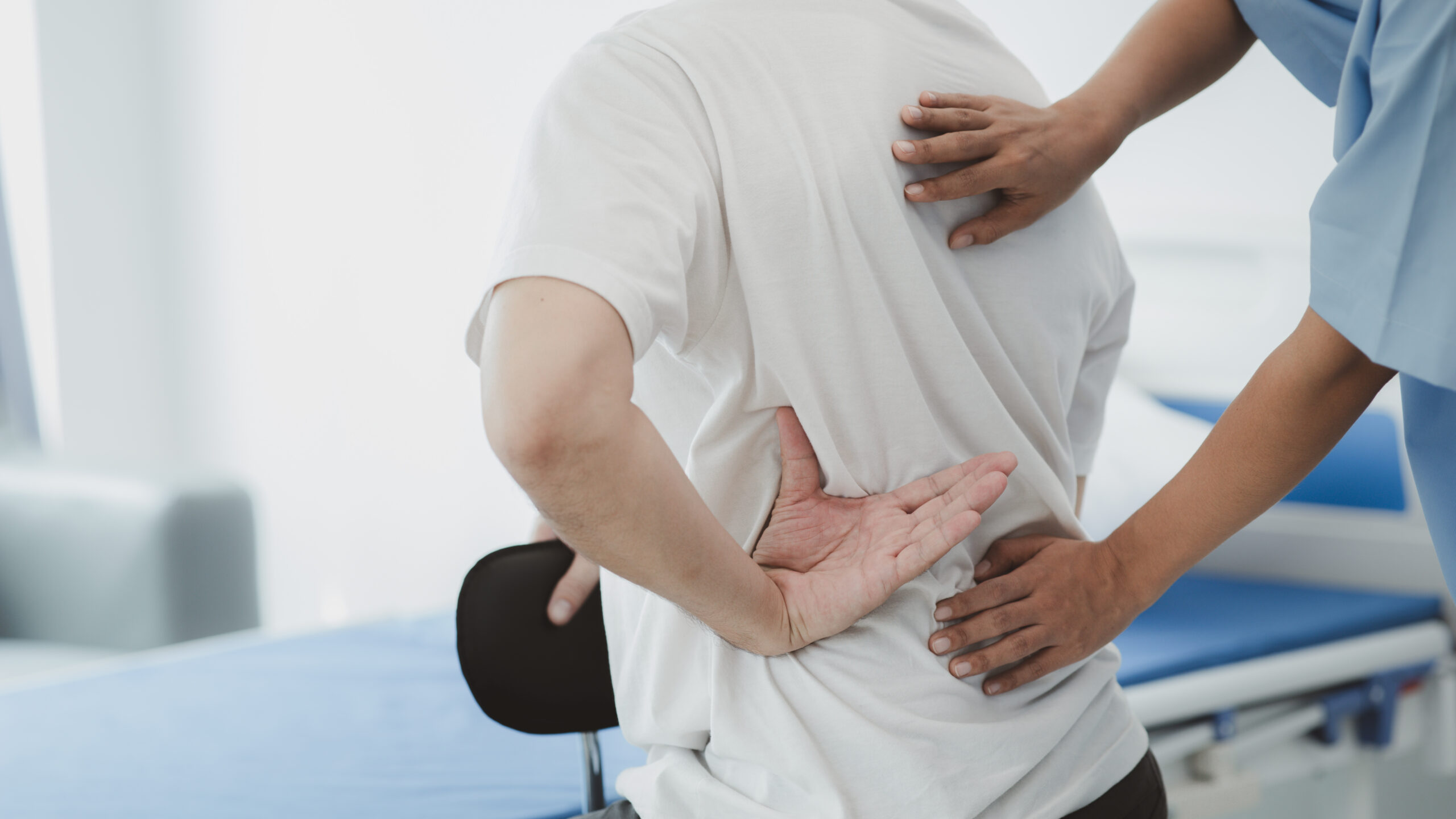 Motor Vehicle Accident Physiotherapy For Lower Back Pain Patient Receiving Physiotherapy Treatment At Rutherford Physiotherapy